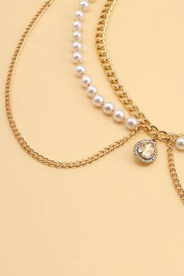 Beads layer gold plated body chain belly chain kamar bandh waist chain belt dress 2