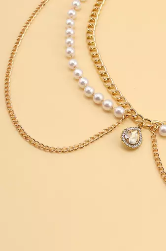 Beads layer gold plated body chain belly chain kamar bandh waist chain belt dress