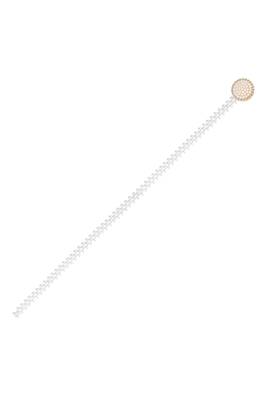 Cubic zirconia & pearl studded stylish belly chain kamar bandh waist belt 3