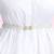 Cubic zirconia & pearl studded stylish belly chain kamar bandh waist belt