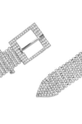 Silver tone dress waist belt kamar bandh belly belt western & stylish wear for women girl 5