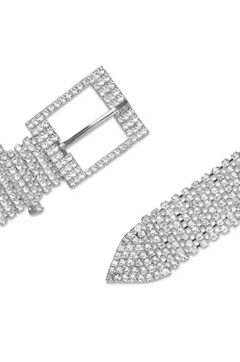 Silver tone dress waist belt kamar bandh belly belt western & stylish wear for women girl