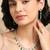 Green stylish necklace earrings set for women & girls | silver plated | cubic zirconia & crystals studded