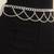 Silver plated layered chain waist belt kamar bandh belly chain jewelllery gift for women