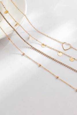 Multi layer gold plated waist belt stylish kamarband belly chain jewellery for women & girls 3