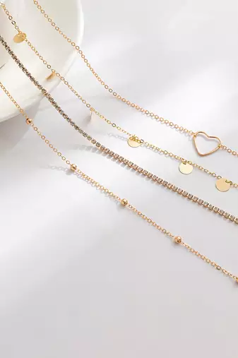 Multi layer gold plated waist belt stylish kamarband belly chain jewellery for women & girls