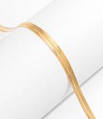 Double layer gold plated waist belly chain plain kamar bandh jewellery gift for women & girls