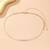 Double layer silver gold plated waist belly chain plain kamar bandh jewellery gift for women