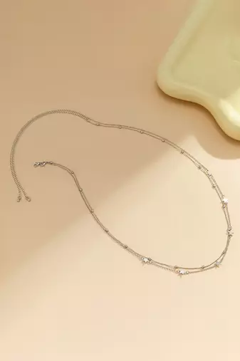 Star style silver plated waist chain kamar bandh adjustable belly chain jewellery gift
