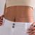 Star style silver plated waist chain kamar bandh adjustable belly chain jewellery gift