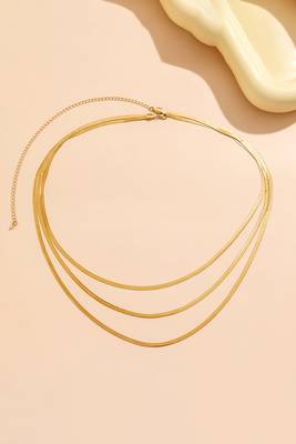 3 layer gold plated belly chain kamarbandh waist chain belt body chain jewellery for women 1