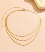 3 layer gold plated belly chain kamarbandh waist chain belt body chain jewellery for women