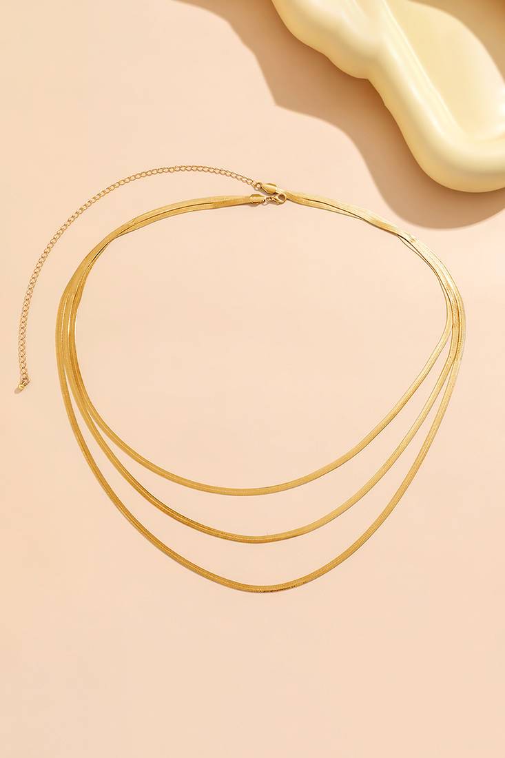 3 layer gold plated belly chain kamarbandh waist chain belt body chain jewellery for women