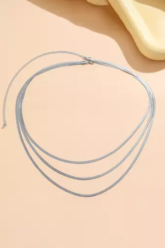 3 layer silver plated belly chain kamarbandh waist chain belt body chain jewellery for women