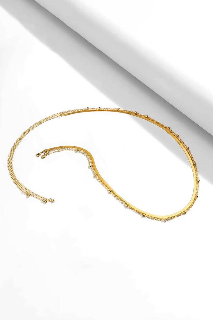 Gold plated body chain adjustable dress belly chain kamarbandh waist chain belt jewellery gift