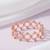 Rose gold plated fancy bracelet cum ring fashion jewellery for women & girls
