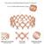 Rose gold plated fancy bracelet cum ring fashion jewellery for women & girls