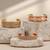 Copper cuff bracelets tibetan style hand forged with solid and high gauge kada set of 3
