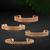 Copper cuff bracelets tibetan style hand forged with solid and high gauge kada set of 4