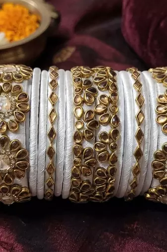  Bangle Set For Girls And Women Handicraft item  Chuda Set (pack of 24 )