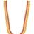 Gold plated faux ruby faux emerald studded long necklace earrings set jewellery for women
