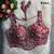 Rani pink partywear antique cording work corset style blouse for women