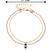 Gold plated cubic zirconia studded anklet stylish payal jewellery for girls & women (px8al01g)