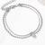 Silver plated cubic zirconia studded anklet payal jewellery for girls & women (px8al01s)