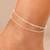 Silver plated cubic zirconia studded anklet stylish fancy payal gift for girls & women