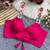 Pink navratri special spaghetti style real mirror work blouse