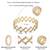 Gold plated crystals studded fancy bracelet cum ring fancy jewellery for women