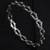 Silver plated cubic zirconia studded fancy charm bracelet cum ring jewellery for women & girls