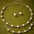Gold plated pearl & cz studded necklace & stud earring elegant jewellery gift set for women