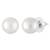 Gold plated pearl & cz studded necklace & stud earring elegant jewellery gift set for women