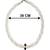 Silver plated white beads studded necklace stylish casual jewellery for women & girls (px9n56)
