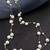 Gold plated white pearl studded 3 layer necklace stylish jewellery gift for women & girls