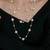 Gold plated white pearl studded 3 layer necklace stylish jewellery gift for women & girls