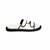 White embellished faux leather double strap flats for women