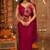 Designer Embroidered Applique Flower Design Ready To wear Saree With Stitched Blouse