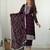 Women's Gorgeous Embroidery Rangoli Silk Fabric Straight Kurta Pant and Dupatta Set