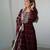 Women's Gorgeous Embroidery Rangoli Silk Fabric Straight Kurta Pant and Dupatta Set