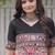 Black and Maroon Roman Kutchi Gamthi Work Blouse With Gota & Mirror Work Flared Lehenga