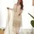 Women's Gorgeous Embroidery Work Chinon Silk Fabric Straight Kurta Pant and Dupatta Set