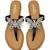 Tan rhinestone faux leather t-strap butterfly flats for women