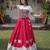 White Roman Navratri Lehenga Choli with Kutchi Gamthi Embroidery