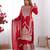Women's Gorgeous Embroidery Work Vichitra Silk Fabric Straight Kurta Pant and Dupatta Set
