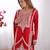 Women's Gorgeous Embroidery Work Vichitra Silk Fabric Straight Kurta Pant and Dupatta Set