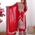 Women's Gorgeous Embroidery Work Vichitra Silk Fabric Straight Kurta Pant and Dupatta Set