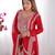Women's Gorgeous Embroidery Work Vichitra Silk Fabric Straight Kurta Pant and Dupatta Set