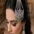 Emerald Diamond Polki Passa | Pakistani Bridal Jhumar | Silver Finish Headpiece